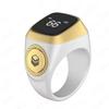 Qibla Smart Zikr Ring Lob Tasbih Zähler Elektronisch Digital Zähler für Muslime Gebetszeit Vibrationserinnerung Wasserdicht