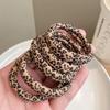 10pcs Leopard Print High Elastic Hair Ties Scrunchie Ties High Elasticity Ponytail Holder Women Girls Hair Rings Rope Accessories