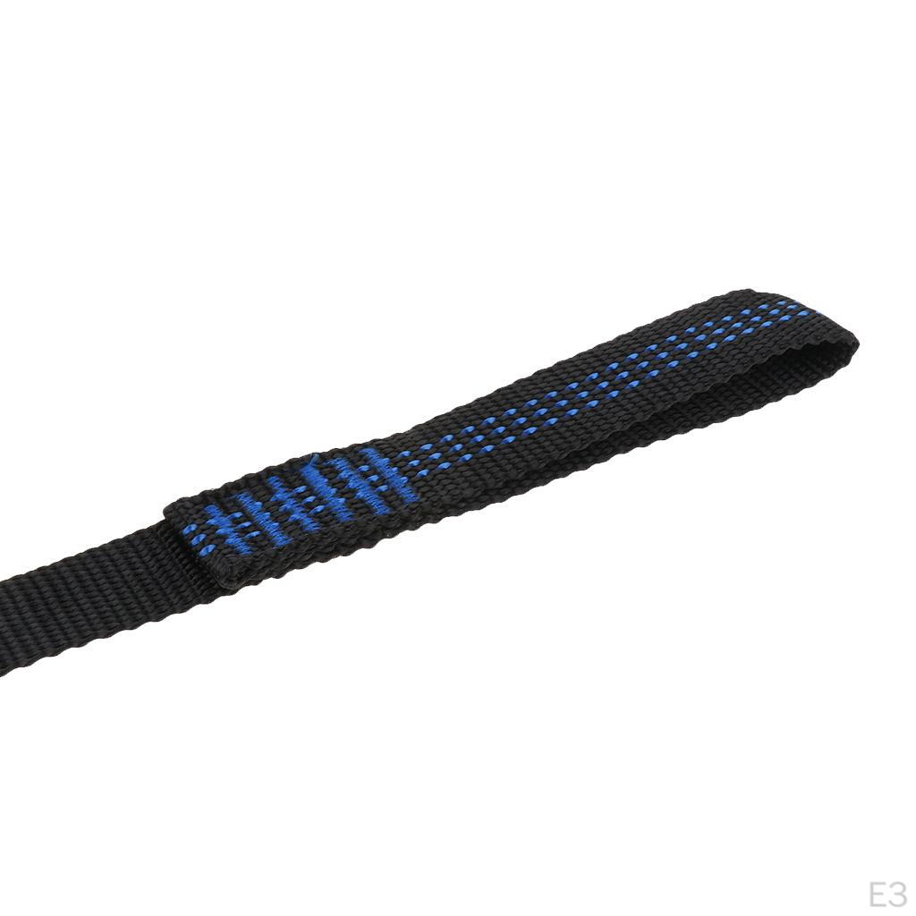 1 Pair of Hammock Hanging Belt Nylon Rope Outdoor Camping Tool 280x2.5cm with 14 Adjustable Loops