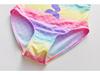 Colorful Gradient Mermaid One-Piece Swimsuit for Girls