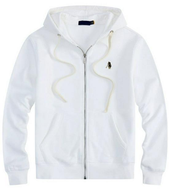 Sudadera con capucha forrada de felpa para hombre, Bordada, Corte holgado, Estilo polo Otoño/Invierno, Tallas grandes, Diseño RL