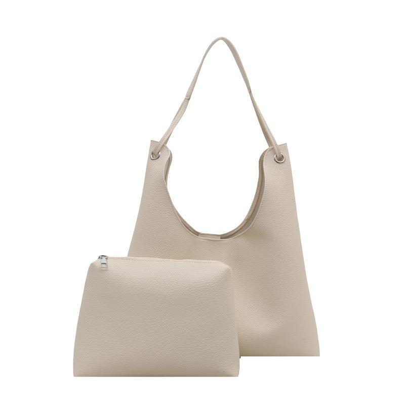 Premium Sense Retro Large Capacity Mother and Child Bag New Casual Versatile Shoulder Underarm Bag Tote Bag Women