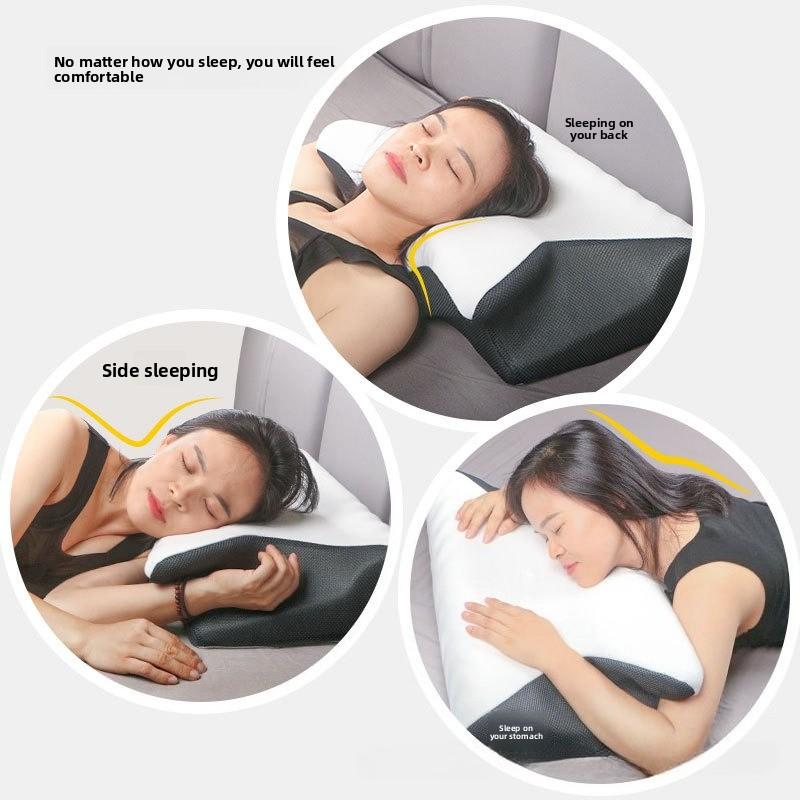 Butterfly Memory Foam Pillow - Recommended Cervical Support with 3D Airflow Tech for Pain-Free Sleep & Instant Neck Relief