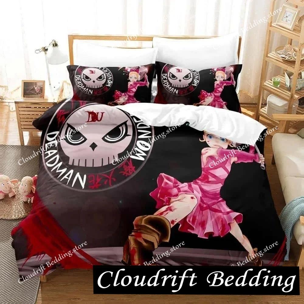 New 3D Printed Anime Deadman Wonderland Bedding Set Single Twin Full Queen King Size Bed Set Adult Kid Bedroom Duvet Cover Sets