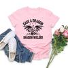 Save A Dragon Ride A Shadow Wielder TShirt Fourth Wing T Shirt Unisex Short Sleeve Casual Tshirts Dragon Lover Tee Bookish Gift