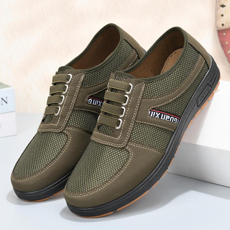 

Мужская удобная и модная дышащая повседневная обувь на мягкой подошве 44 зелёный