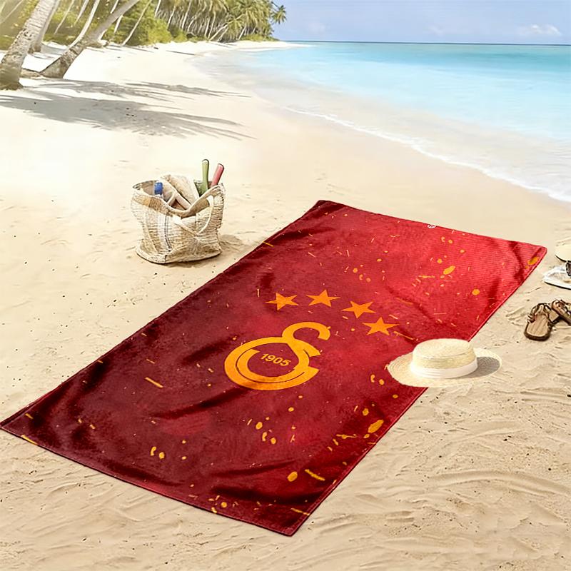 Asciugamano da Spiaggia Galatasaray SK Adatto a Vari Scenari Come Cucina, Bagno e Spiaggia