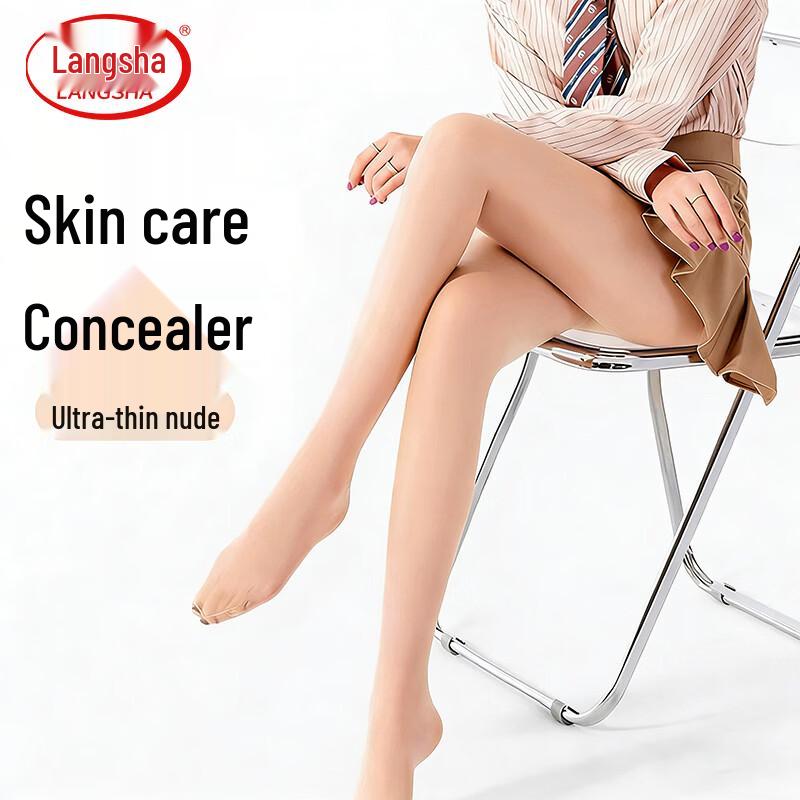 Langsha Women s Ultra-Thin Seamless Sheer Pantyhose 4-Pack One Size (Fits 80-110 Jin)