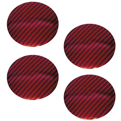 

[NEG-ES] Уплотнитель центрального колпачка колеса Наклейка на центральный колпак колеса Красная дугообразная поверхность 56,5 мм