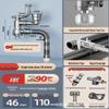 Anti-Clogging & Odor-Resistant Kitchen Sink Drain Pipe for Vegetable Washing Basin (Single/Double Bowl)