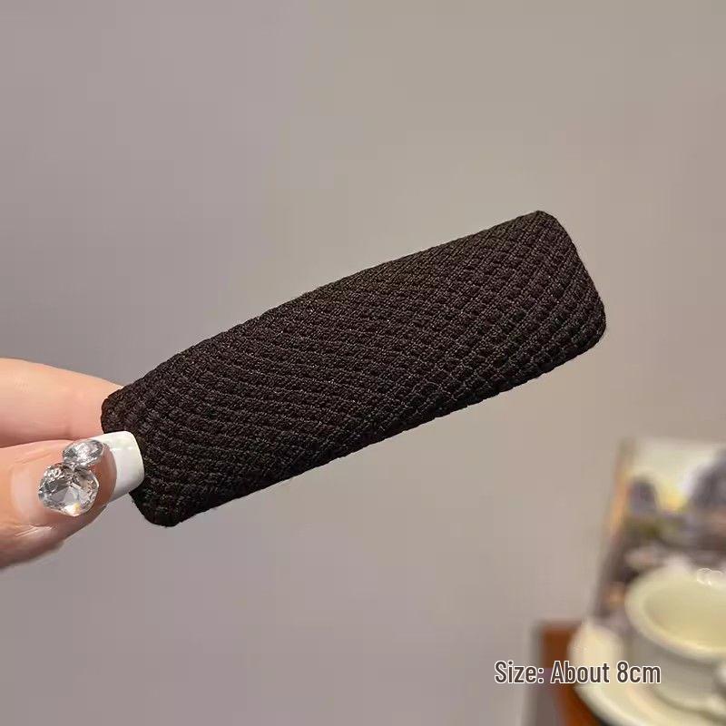 Autumn & Winter Coffee Hair Clip: Women's Seamless Duckbill, BB & Bangs Clips