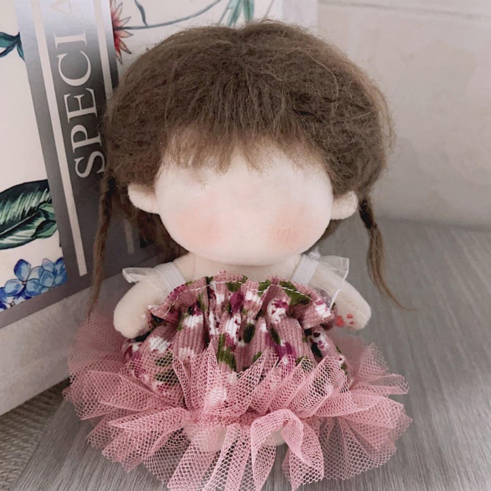 

Mini Plush Doll s Clothes Outfit Accessories For Dolls Princess Gauze Skirt Clothing Lovely Princess Dresses One Size