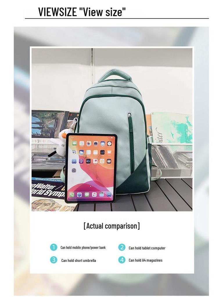 Korean Style Minimalist Backpack 2024: Large Capacity Unisex School & Travel Bag for Students