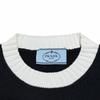 PRADA Crew neck front logo Size 38 Knit Men's Model P24I1R