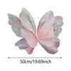 Artificial Butterfly Giant Gauze,Fake Butterfly Supplies,50cm,Mesh Mariage Decor Butterfly Wall Decor for Wedding Bedroom DIY