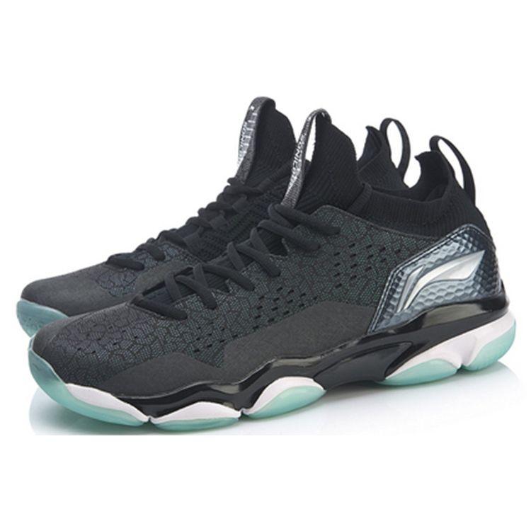 Li Ning Sound Explosion 2.0 Shock Absorption Anti-Slip Durable Low-Top Badminton Shoes Men Shoes Black AYZP001-4