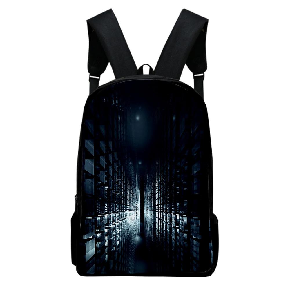 Harajuku Novelty Youthful Abstract Student School Bags Notebook Backpacks 3D Printed Oxford Waterproof Boys/Girls Travel Bags