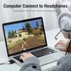 USB Sound Card o Adapter 3.5mm Virtual 7.1 for Headphone Mic