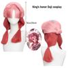 Synthetic Wig Lolita Cosplay Double Ponytail Long Straight Hair Anime Game Cosplay Hair Extensions Halloween Christmas Dress Up