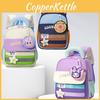 Lion Capybara Patterned Pendant Kids Backpack Cartoon Choolbag Gifts