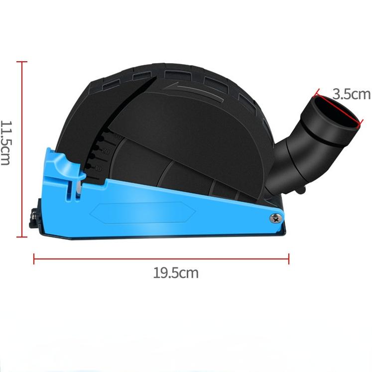 Universal Dust Shroud Kit Dry Cutting Cover Tool for Angle Grinder