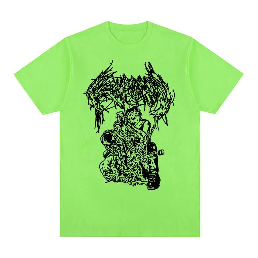 Rapper Ken Carson A Great Chaos Print Graphic Tee Shirt for Men Harajuku Fashion Clothing Tshirt Gothic Cotton Oversized T Shirt