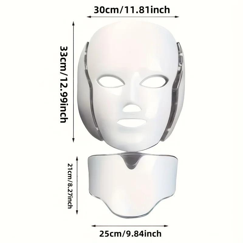 Multi-Functional LED Beauty Instrument - 7 Colors Facial Neck for Comprehensive Skin Care