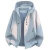 2026 Spring Men's American-Style Slimming Hooded Windbreaker Jacket - Trendy and Casual
