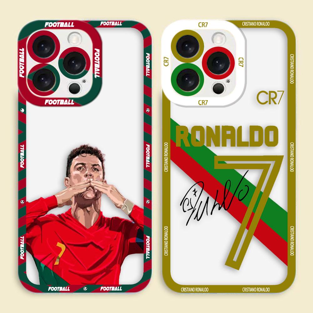 Football C-CR-7 N-Neymar 10 Clear Phone Case For Infinix TECNO POVA 2 4 3 5 SMART 6 7 8 NOTE 10 12 30 30I 40 50 CAMON 19 20 Case