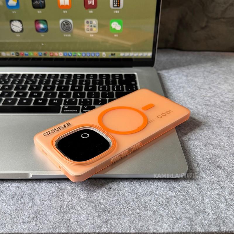 Case For Vivo iQOO 13 Luxury Transparent Simple Magnetic Frosted PC Cover For Vivo iQOO Neo 10 Pro Shockproof Bumper Funda