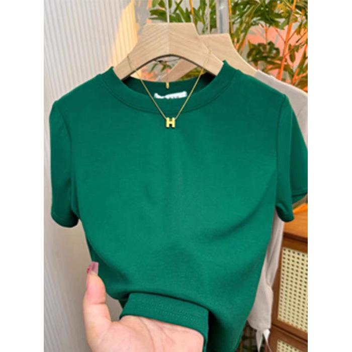A6 High-Stretch Slim Fit T-Shirt, 92% Cotton, 8% Spandex