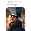 Wireless Bluetooth 5.4 Music Beanie Hat with LED Headlight, IPX5 Waterproof Stereo Headphones for Outdoor Sports