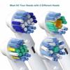 16X Replacement Brush Heads Compatible with Several Models Compatible for Oral B - Made In China