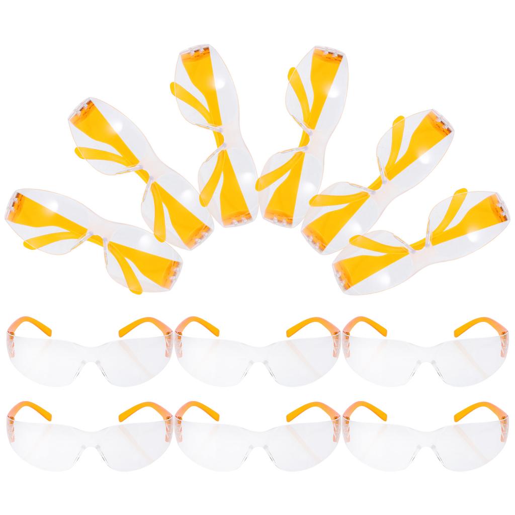 12 Pcs Children Safety Glasses Protective Safety Goggles Glasses Universal Computer Laboratory Eye Protection Spectacles Eyewear