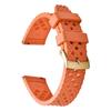20mm/22mm Honeycomb Pattern FKM Rubber Watch Band Quick Release Spring Bars For Seiko SRP775Sweatproof Durable Replacement Strap