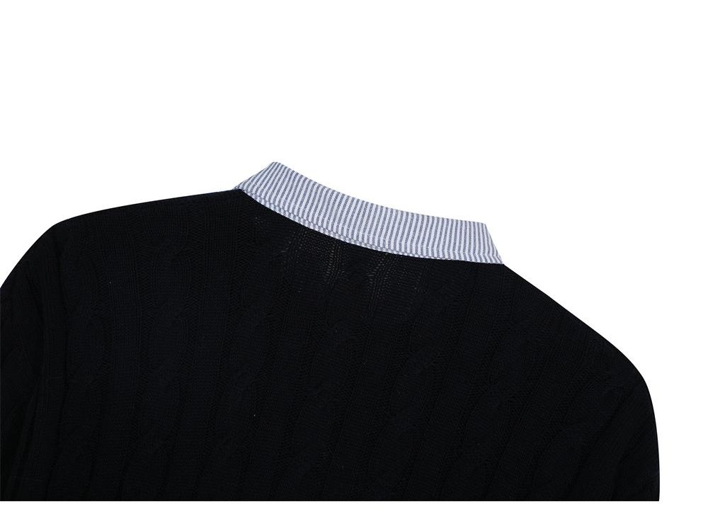 Men's Japanese Style Lapel Sweater - High-End, Trendy, Loose Fit Knitwear