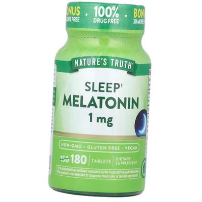 Melatonina, Melatonin 1, Nature's Truth 180 compresse (72509010)