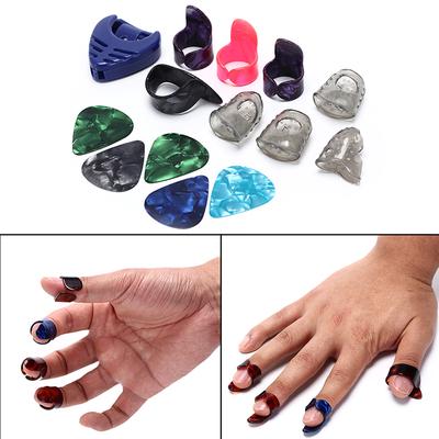Gitarrenzubehör Silikon Fingerspitzenschützer Gitarren Finger Pick Plektrum