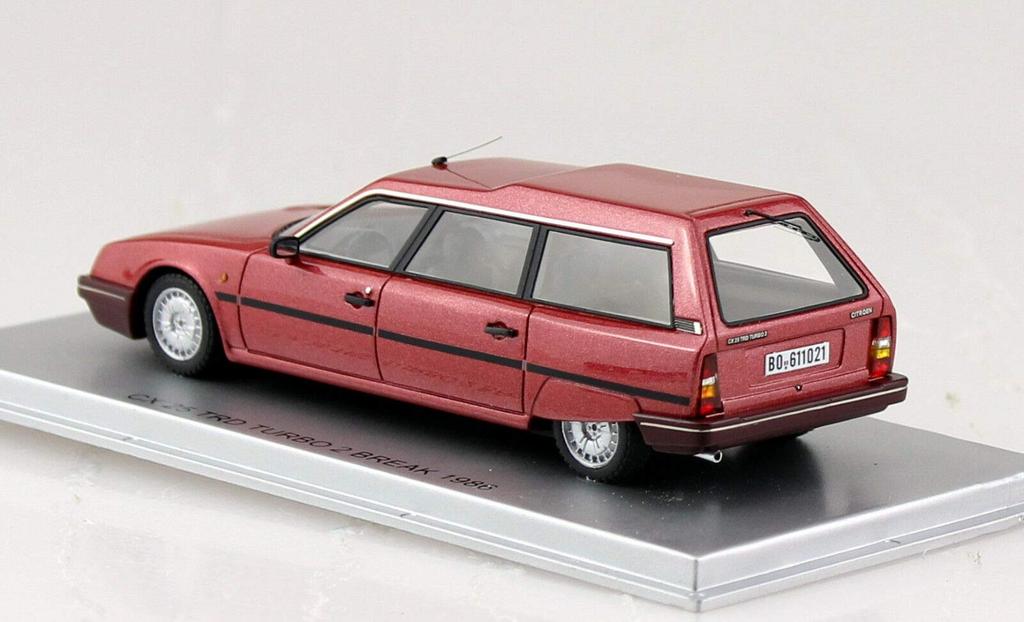 KESS Citroen CX25 TRD Turbo 2 Break 1987 M Red Finished Product 1/43