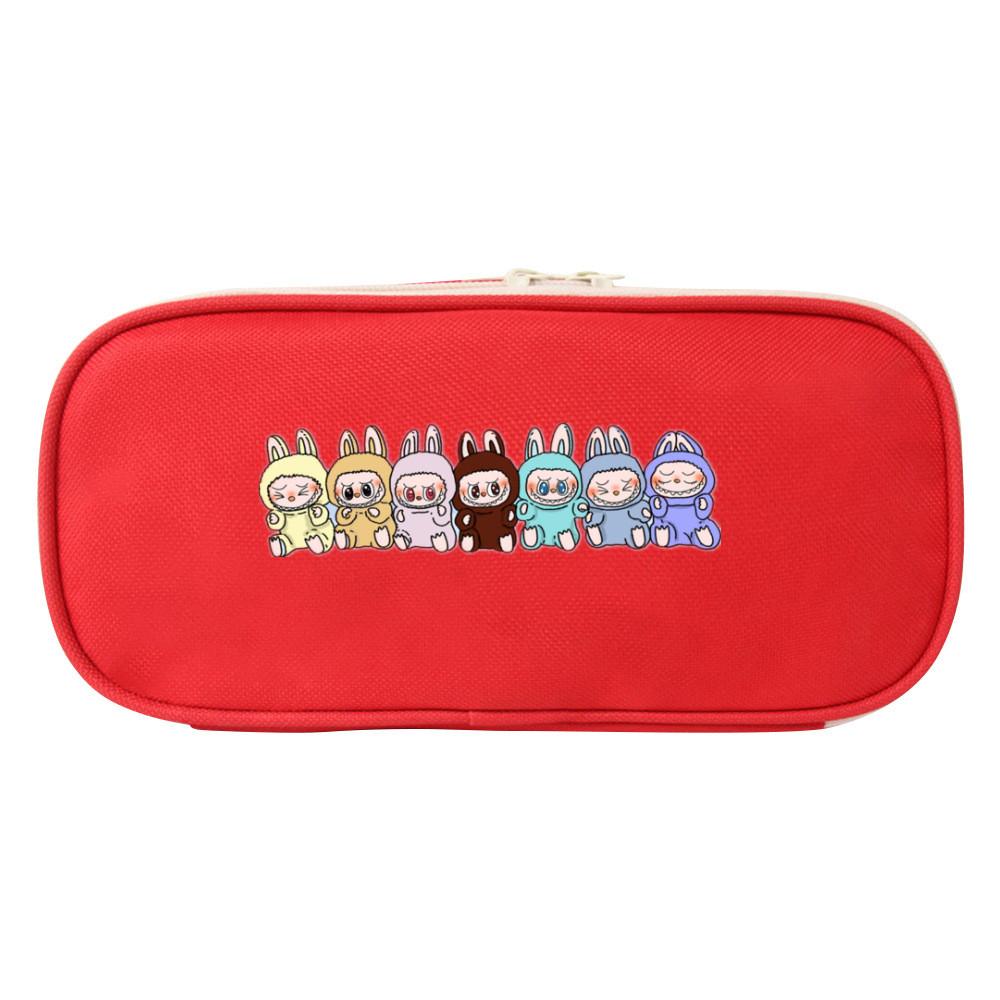 Pattern Canvas Printing Stationery Bag Student Storage Pen Gift Case