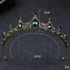 Baroque Style Queen Crowns Wedding Headband Costume Rhinestone Tiaras for Valentine'S Day