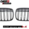 Mattschwarzer Doppellinien-Kühlergrill für BMW X1 F48/F49 (2016-2019)