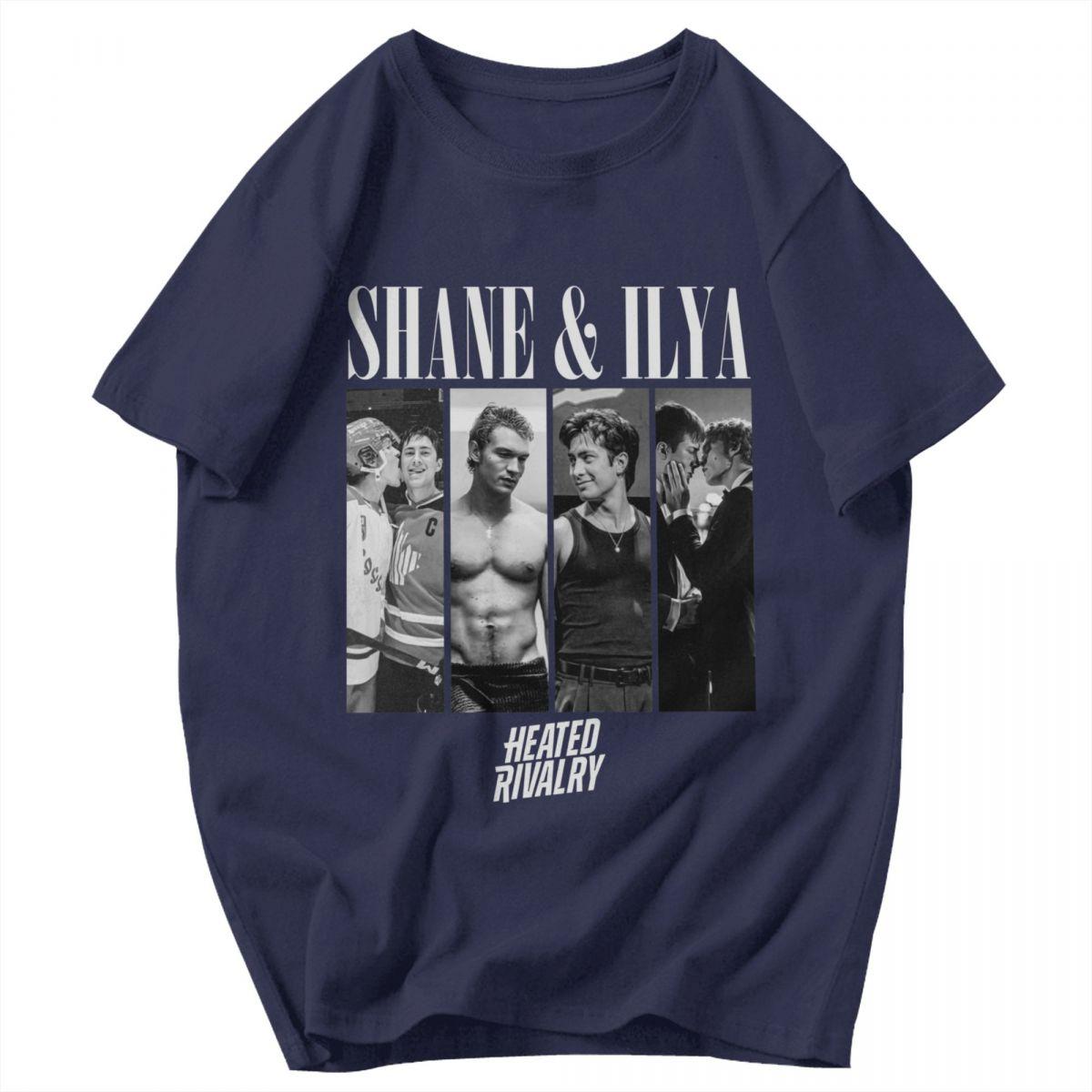 

Men T Shirt Shane And Ilya Heated Rivalry Gifts Y2K Graphic Anime Unisex Clothing T Shirts 4XL