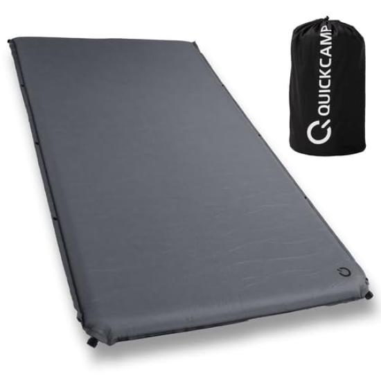 

[Quick Camp] Автомобільний спальний килимок 8 см надтовстий напівдвоспальний розмір QC-CMW8.0 сірий R-значення 10.2 надувний килимок килимок для кемпінгу повітряний килимок килимок для намету