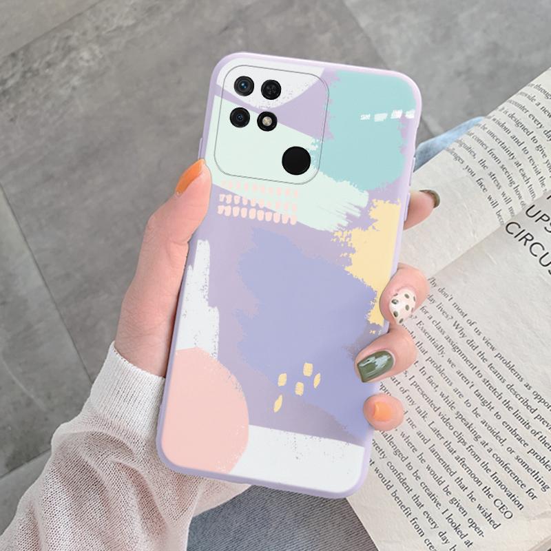 For Redmi 10C 10 C Back Cover Protective Case Soft Silicone Cute Cartoon Cat Frog Phone Case For Xiaomi Redmi 13C 14C 12C Coque