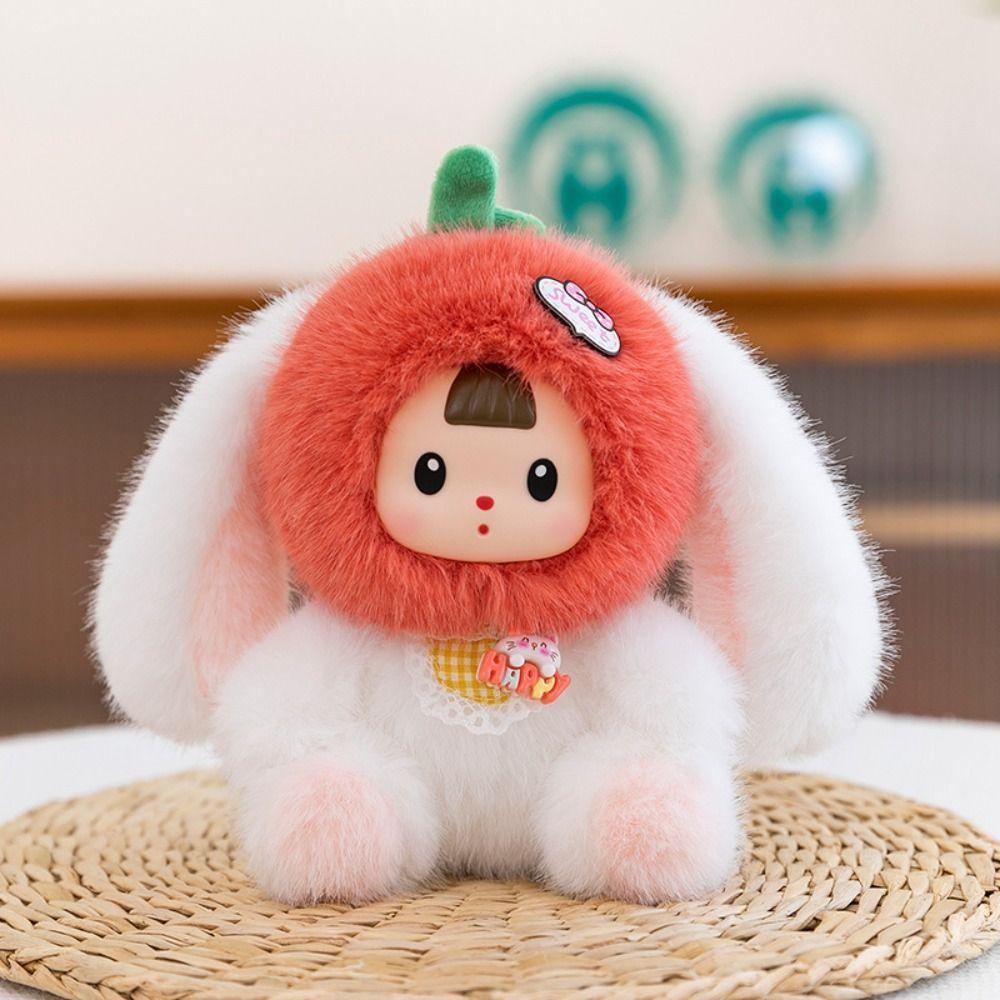 Little dinosaur Tomato Rabbit Plush Toy Cute Animal Strawberry Cat Doll  Kids Holiday Gifts