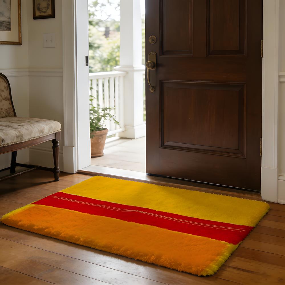 

Floor Mat Soft Flannel Rug Non-Slip Absorbent Mat for Bathroom Bedroom Home Decor M-Mark Rothko Abstract Art 50x80cm