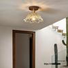 Moderne Luxus-Walnussleuchte für Balkon, Flur oder Foyer