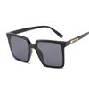 Vintage Big Frame Square Sunglasses Women Retro Fashion Oversized Gradient Black Mirror Sun Glasses for Female