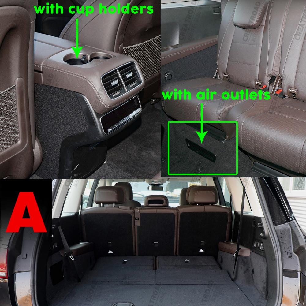 

Автомобильные коврики для BENZ GLS X167 GLS400 450 580 6 мест/7 мест 2024 Ковровое покрытие Аксессуары для интерьера Beige